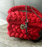 Handmade Red Handbag