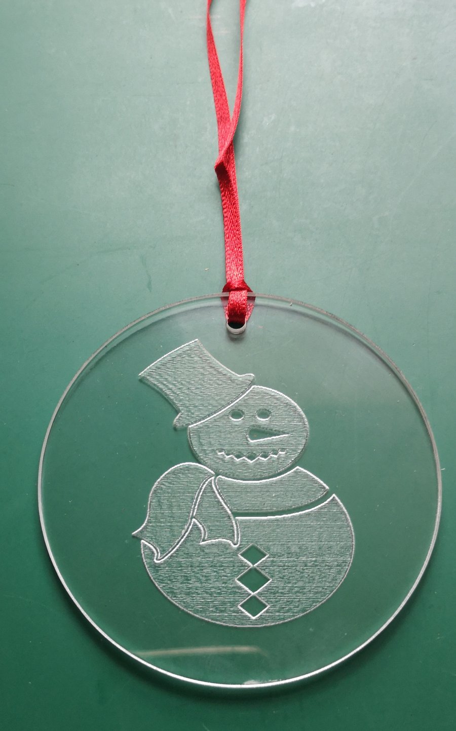 Acrylic Snowman Christmas Decoration