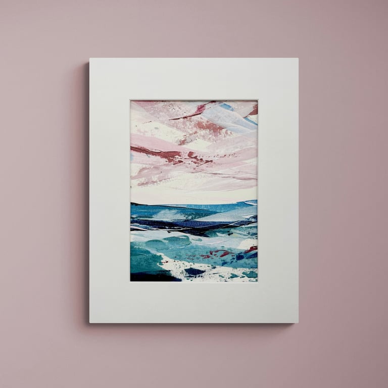 Original Seascape Painting - As the Day Drifts Away