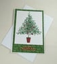 Handmade Christmas Card - Christmas Tree - Image 4