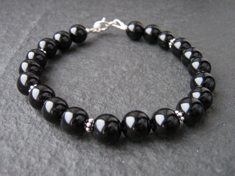 Black Onyx Stone Bracelet