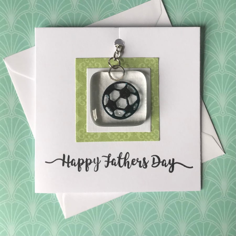 Father’s Day Card with Keyring