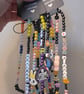 Beetlejuice Inspired Beaded Phone Charm Strap  - Image 5