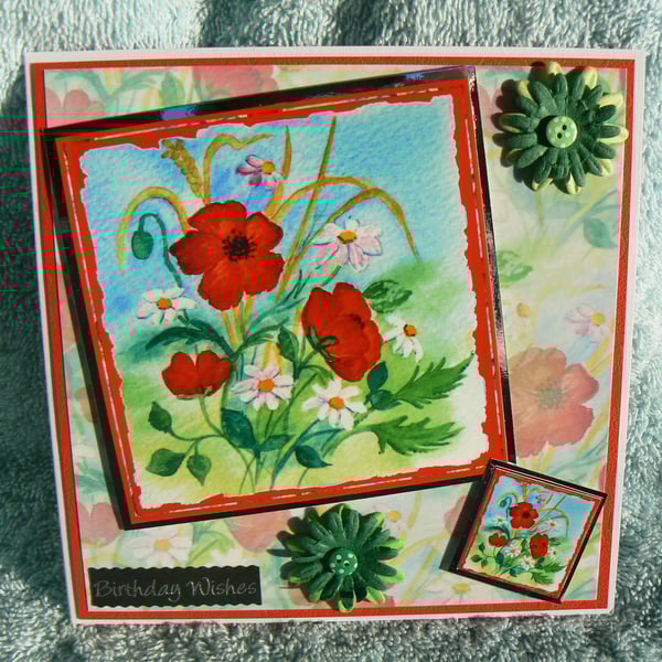 Summer Poppy Field (BW296)