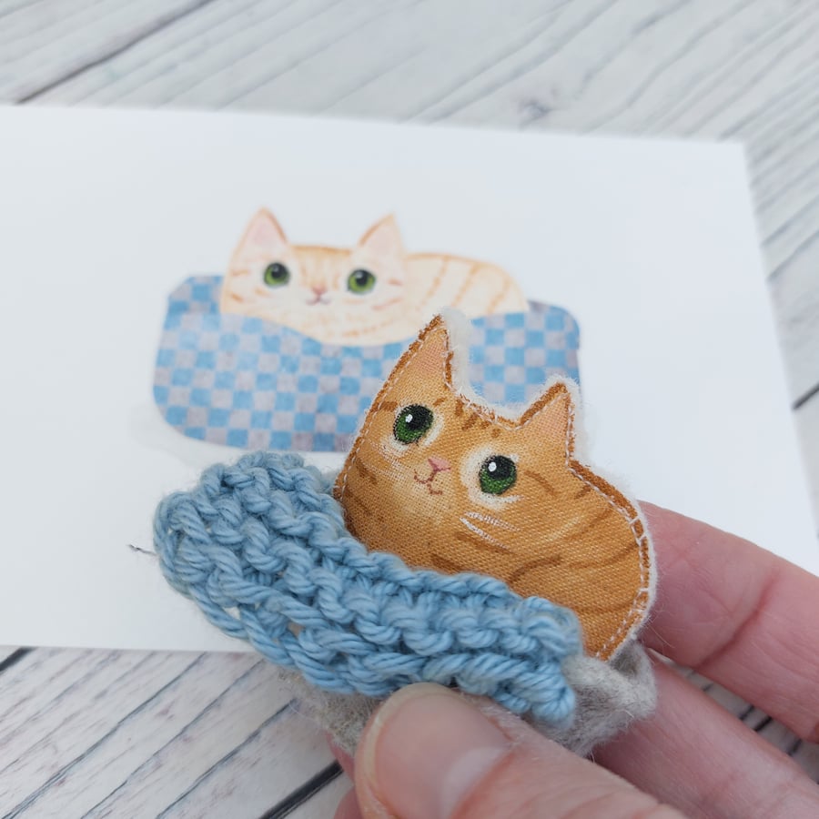 Ginger tabby gift set.