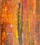 Desert Abstract Acrylic Painting on Paper - Image 3