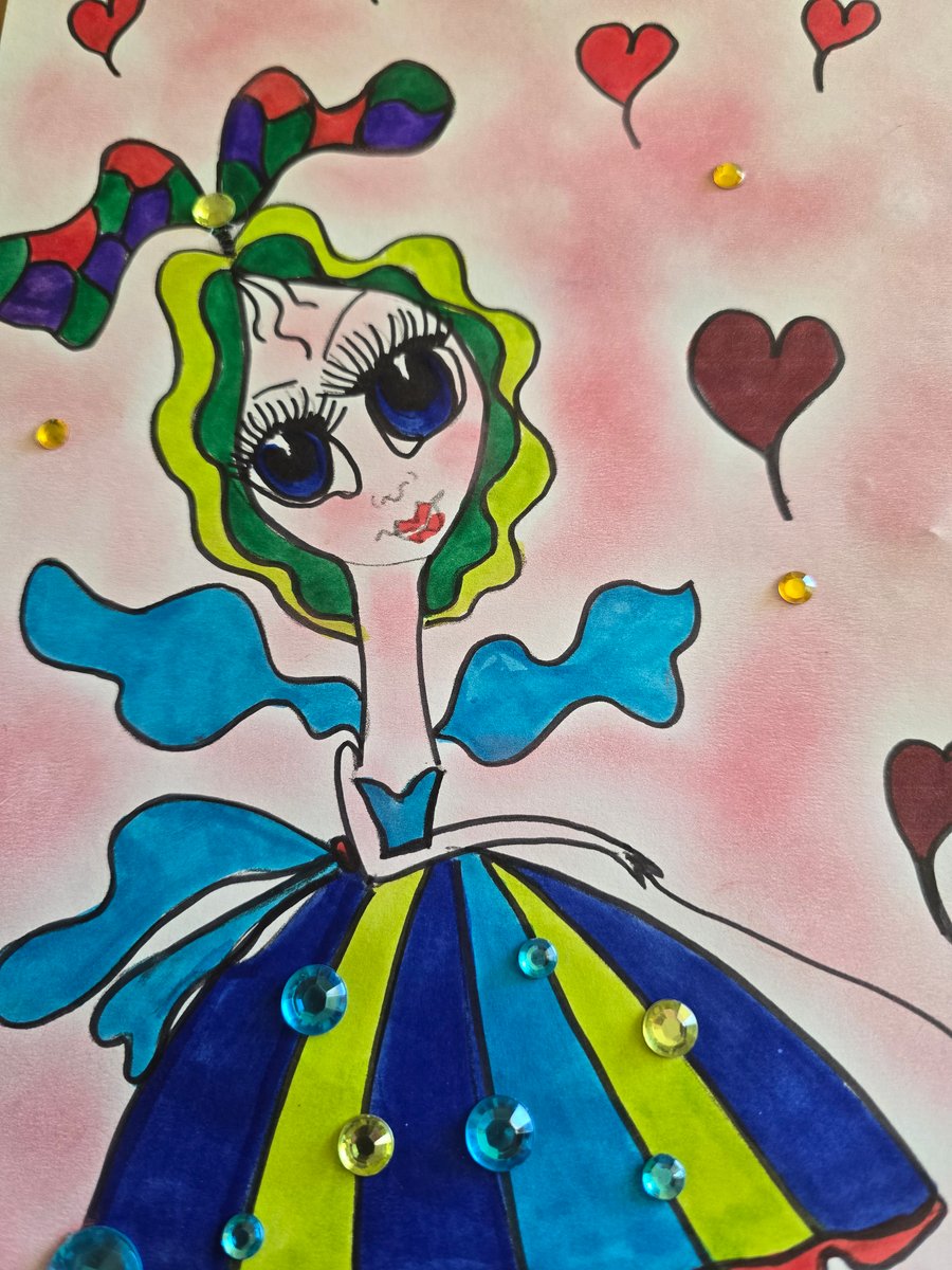 Valentine Fae Drawing 