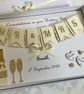 Personalised Handmade Wedding Day Card Gift Boxed Keepsake Ivory - Image 2
