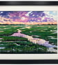 Over, Ouse Fen, Framed Art Print 14" x 11" Frame Cambridgeshire Landscape
