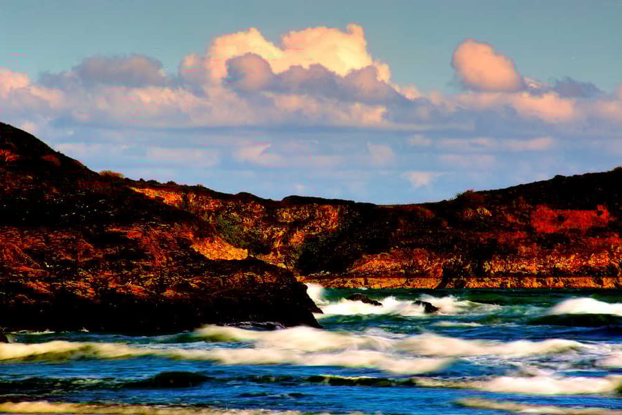 Picture Pentewan Coast Print Near Mevagissey