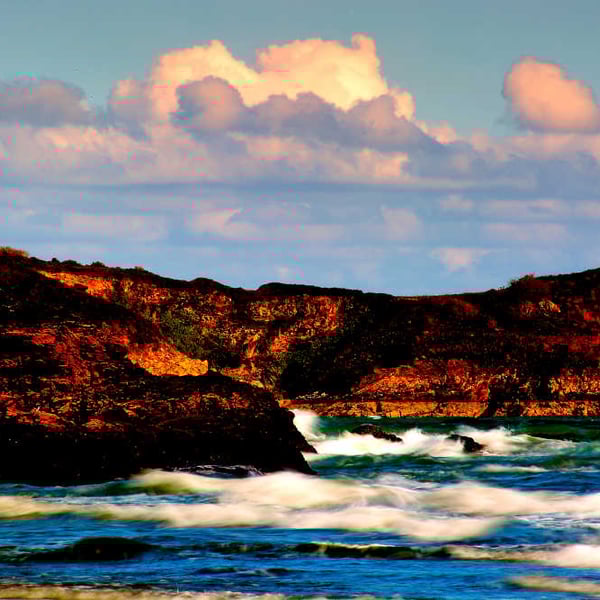 Picture Pentewan Coast Print Near Mevagissey
