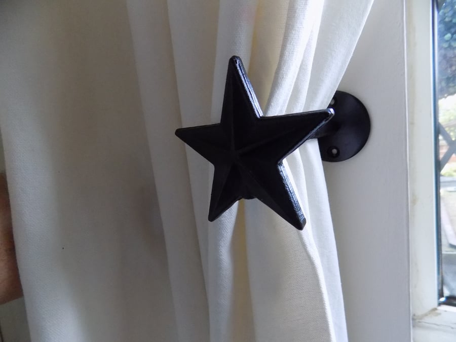 Curtain Hold Backs............................. Hand Crafted..Free Fitting Kit.