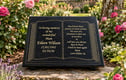 Black Granite Memorial Markers