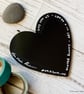 Winter Bunny Rabbit - Hand Painted Heart Shaped Magnet - Image 4