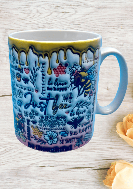 Positive affirmations 3D puff mug