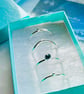 Blue Topaz wave Stack Ring, silver stack ring, topaz stack ring, wave ring, - Image 7
