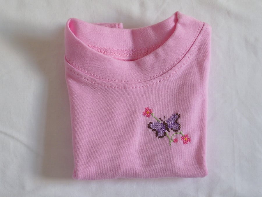 Butterfly T-shirt Age 0-3 months