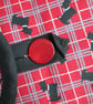 Red and Black Scottie Dog Plaid Kindle or 7" Tablet Case, E Reader Case - Image 2