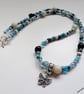 Butterfly Seed Bead Multicoloured Necklace  - Image 3
