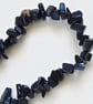 DESTASH:   Blue Goldstone Chip Bracelet - Image 1