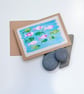 Batik Fabric Fish Blank Greetings Card  - Image 3