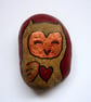 Red owl stone - Image 1