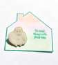 Hand-painted Shrink Plastic Brooch with hand-coloured card - Image 1