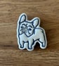 Ceramic French Bulldog Fridge Magnet