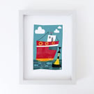 Fishing Boat, Giclee print