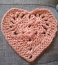 Set of 4 Crochet Heart Coasters  - Image 7