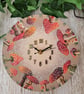 Red Mushroom Fantasy Wall Clock - Image 7