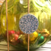 Ceramic Christmas magnet (Blue Snowflake)