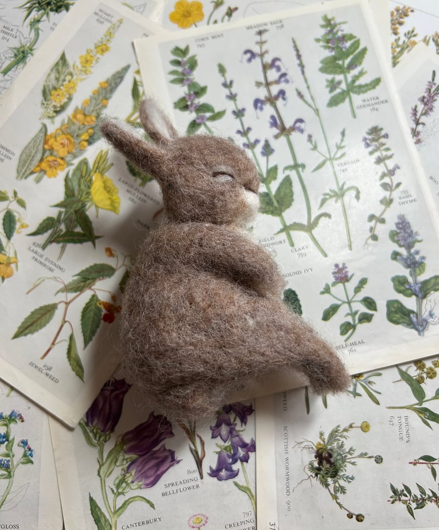 Felted Rabbit - Needle Felted Rabbit - Needle Felted Bunny 