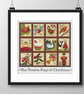 094 - Cross Stitch pattern 12 days of Christmas carol, complete - Image 2