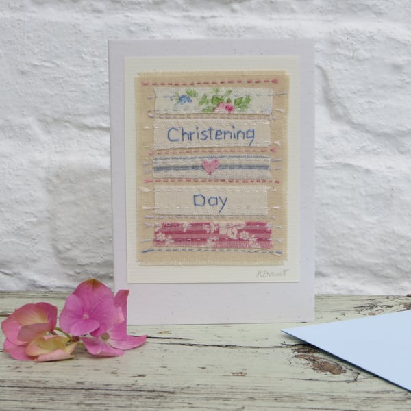 Hand-stitched detailed miniature, very pretty, a card to keep!