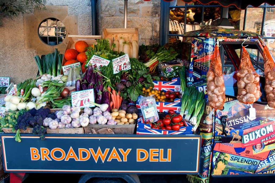 Broadway Deli Cotswolds Worcestershire England UK Photograph Print