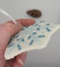 Embroidered snowflake decoration - Image 6