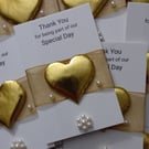 25x Wedding pocket hugs