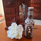 Handpaint Over The Glass Bottle 