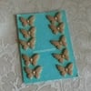 Butterfly plastic buttons