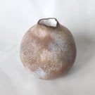 Ceramic Bud Vase, Solace Vessel, Minimalist Wabi Sabi Pottery, Earthy Stoneware 