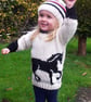 Horse Sweater and Hat Knitting Pattern.  Digital Pattern - Image 6