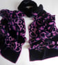 LIMITED EDITION SILK VISCOSE DEVORE VELVET SCARF - Image 5