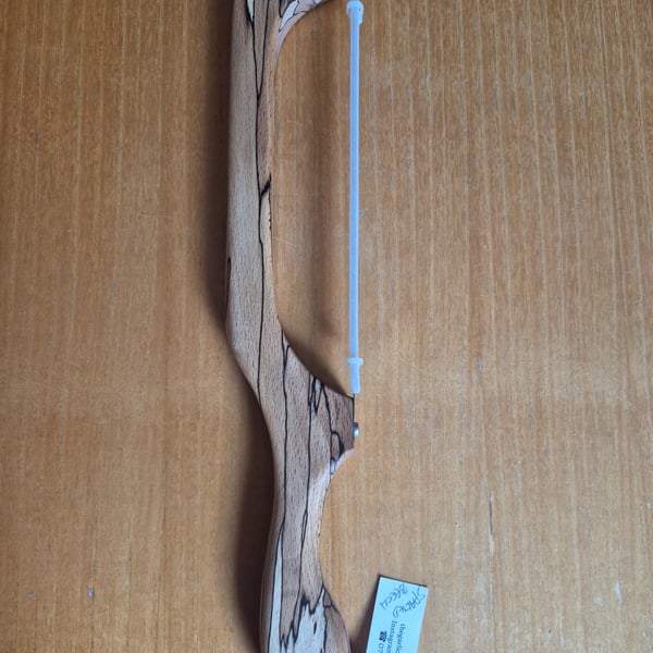 Spalted Beach Bow saw bread knife