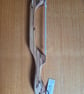 Spalted Beach Bow saw bread knife - Image 1