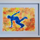 Breakdance – Original Abstract Figurative Acrylic Painting