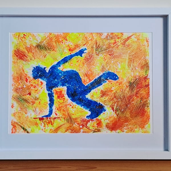 Breakdance – Original Abstract Figurative Acrylic Painting
