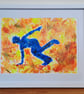 Breakdance – Original Abstract Figurative Acrylic Painting
