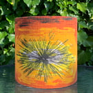 Mid Century STAR BURST  Lampshade option in 50s 60s Barkcloth vintage fabric