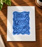 Original Abstract Postcard Art Painting Puddle - Image 7